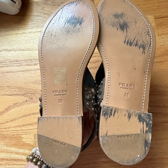 Prada sandal worn once - Picture 2 of 2